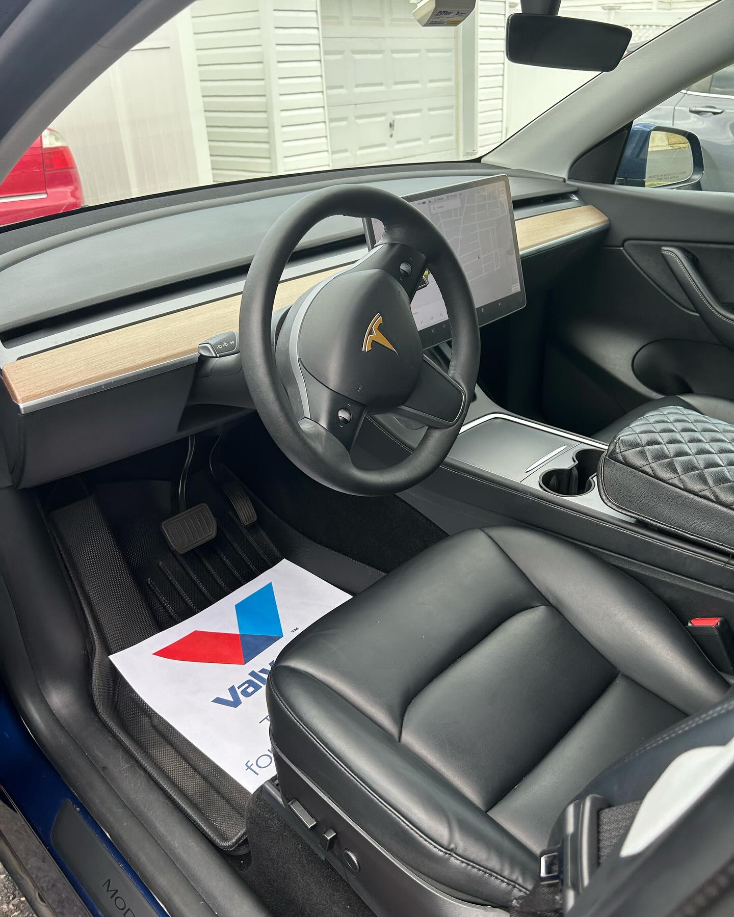 Tesla Model X interior detail Union NJ